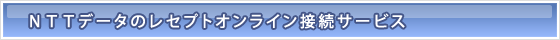 NTTデータのレセプトオンライン接続サービス